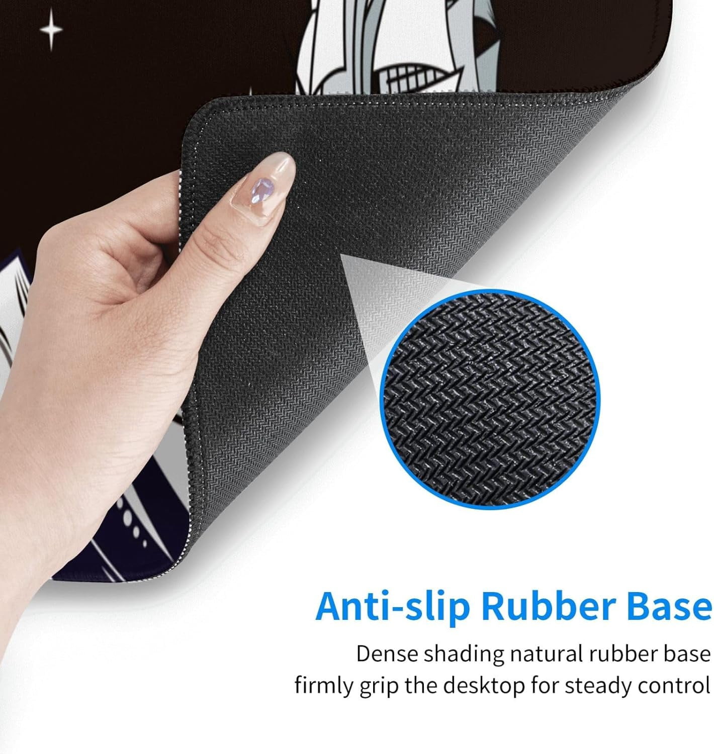 Japanese Wave Mouse Pad, Waterproof Extended Large Gaming Mousepad Desktop, Big Long Non-Slip Mouse Mat for Laptop, Keyboard, Computer for Decor Office, 31.5 * 11.8 in