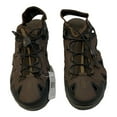 thumbnail image 2 of Eddie Bauer Men's Enclosed Toe Bungee Closure Rainer Sandals (Brown, 11M), 2 of 5