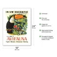 thumbnail image 2 of Avifauna Bird Park Western Netherlands - Alphen aan den Rijn South Holland - Vintage Travel Poster by Guust Hens c.1951 - Fine Art Matte Paper Print (Unframed) 18x24in, 2 of 4