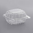 thumbnail image 5 of Clear Hinged Lid Plastic Food Container Take Out Salad Snack Desserts Container, 5 of 10