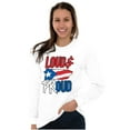 thumbnail image 4 of Puerto Rico Nuyorican Proud Borinquen Long Sleeve TShirt Men Women Brisco Brands S, 4 of 5