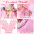 thumbnail image 6 of Ayieyill Princess Dress up Clothes for Little Girl, 11Pcs Princess Cape with Crown, Princess Dresses for Girl 3-8 Birthday Gift, 6 of 7