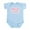 Sky Blue, variant on CafePress - Hello My Name Is: Samantha Infant Bodysuit - Baby Light Bodysuit, Size Newborn - 24 Months