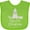 Apple Green, variant on Inktastic Babys First Christmas Scandinavian Tree Boys or Girls Baby Bib