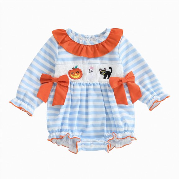 Baby Bodysuit Boy Girl Clothes Soft Newborn Infant Outfit Infant Baby Girl Outfit Bubble Romper Long Sleeve Newborn Toddler Vintage Clothes,vintage romper 0-3 Months