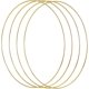 thumbnail image 2 of Sntieecr Paquete de 4 anillos de aro florales de metal grandes de 12 pulgadas, corona de macramé, anillo de aro dorado para manualidades, decoración de bodas y coronas navideñas, atrapasueños y manual, 2 of 4