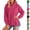 Pink, variant on Trwkzve Long sleeve Hoodie Womens With Hood Sweatshirts Green M