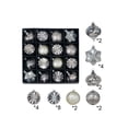 thumbnail image 2 of Kbndieu 24PCS Gray Christmas Balls Christmas Tree Decorations Ornaments, Shatterproof Xmas Bulbs, Plastic Xmas Hanging Ornament Ball for Holiday Party Wreath Garlands Trees, 2 of 6
