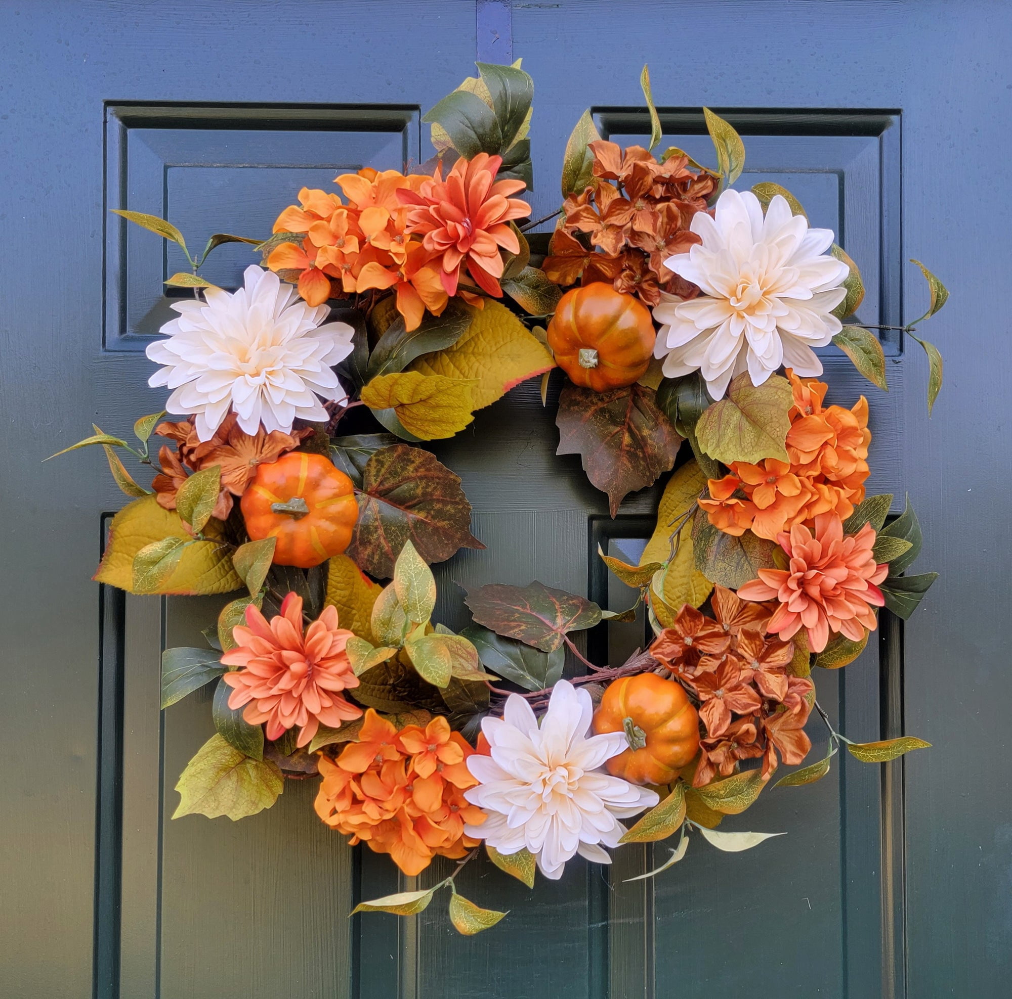 Outdoor Fall Harvest Wreaths For The Front Door