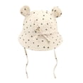 thumbnail image 5 of SAWOBUUN Baby Summer Sun Hat Infant Boys Girls Foldable Breathabl Hat with Bear Ears Adjustable Wide Brim Bucket Hat Cap, 5 of 9