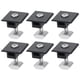 thumbnail image 1 of Uxcell 6Pcs Abrazadera Media para Panel Solar, Abrazaderas Centrales de Panel Solar de Aluminio de 30 mm, Sistema de Montaje de Riel Solar PV, Negro, 1 of 1