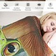 thumbnail image 3 of Orinice Cute Frog Throw Blanket - Soft Plush, Lightweight, Warm, Fuzzy Anti-Pilling   Blanket for Couch, Bedroom, Travel, Bed, Outdoor - Perfect Comfy Gift for Kids and Adults   50x60in, 3 of 6