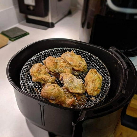 3 Pcs/Set Air Fryer Rack For 4.2QT-5.8QT Air Fryer Three Stackable Dehydrator Racks Stainless Steel Air Fryer Stand Air Fryer Accessories