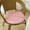Pink #3, variant on Round Plush Cushion | 35x35cm Flock Floor Pillow | Ergonomic Tatami & Chair Seat Cushion | Coffee Color Winter Comfort | Office Gaming & Dining Support