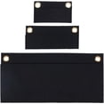 thumbnail image 1 of Organizador de fieltro para bolso negro de 3 piezas, 3 tamaños, organizador de bolso de mano de lana con ojal, bolsillo interior clásico, almacenamiento, bolso multiusos., 1 of 6