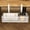White, variant on Miogawg Under Desk Cable Management Tray, Wire Organizers No Drill, Cord Organization Tray With Clamp For Office, Home - No Damage To Desk