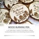 thumbnail image 4 of Bolígrafo para pirograbado | Marcador de 8 ml para arte en madera | Herramienta DIY con efecto quemado para abedul, tilo, álamo, nogal y maderas tratadas | Regalo artístico y manualidades para, 4 of 9