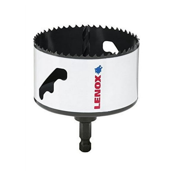 LENOX Tools Hole Saw, Bi-Metal, Speed Slot, Arbored, 3-3/8-Inch 1772945