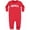 Red, variant on New Orleans, Louisiana Baby Fleece Romper