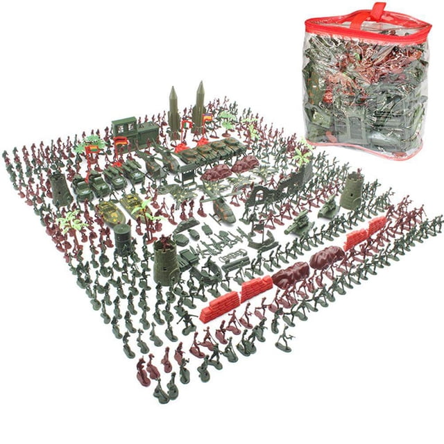 Juguetes modelo soldado NikouMX 519 piezas Mini soldado Juego de juego
