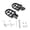 Black, variant on BIMZUC Dirt Bike Foot Pegs 7075 Aluminum Alloy Motorcycle Footpegs Pedal Replacement for Surron Light Bee X/S E Ride Pro SS Segway X160 X260 CRF150F CRF230F 2003-2019 Silver 6.69 in / 17 cm