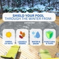 thumbnail image 2 of Swimline Hydrotools Silver King Winter Cover for 12x28 Ft Above Ground Pools, 2 of 7