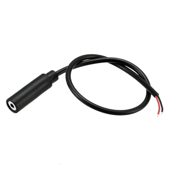 Uxcell 3/32 inch Female Jack to Bare Wire TS 2 Pole Mono 3/32" Audio Cable 9.75inch 10Pack
