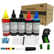 HEMAINK 5 Bottles Ink and Ink Refill Tools Compatible for Canon Ink Cartridges PG-245XL CL-246XL PG-210XL CL-211XL