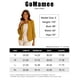 thumbnail image 5 of Blazer GoMee para mujer, manga 3/4, corta, negra, talla S, 5 of 5