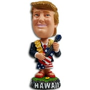 President Trump Hawaii Bobble Head Dashboard Doll Ukulele