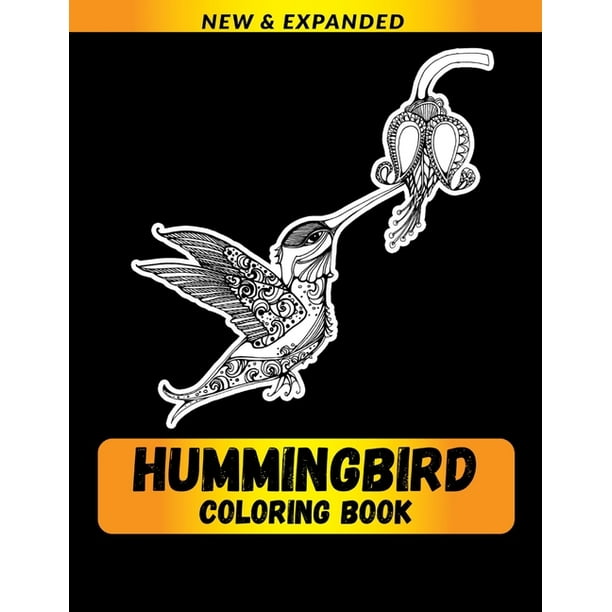 Download Hummingbird Coloring Book Stress Relieving Designs Coloring Book For Adults Paperback Walmart Com Walmart Com