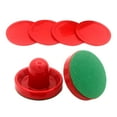 thumbnail image 3 of bedienty 1 Ensemble de Mini Pousseurs de Hockey à Air et de Pousseurs Noirs Palets de Taille Air de Hockey 2 Palettes Petits Pousseurs Rouges de Hockey 96 mm, 3 of 6