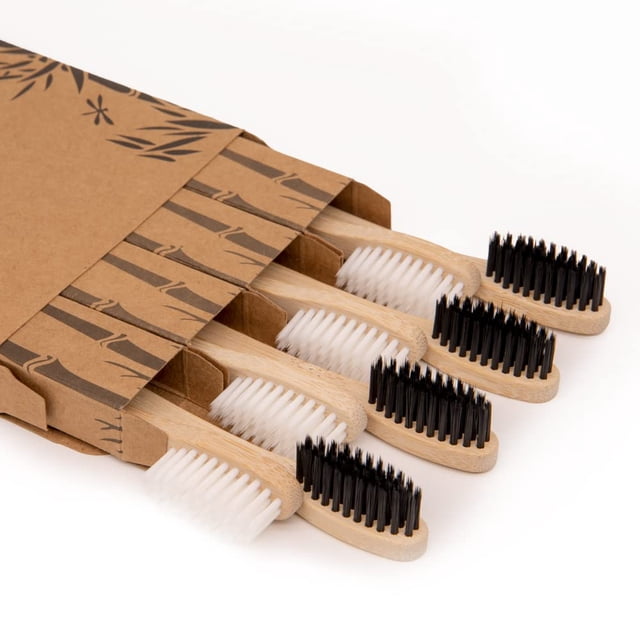 Cepillo de dientes Virgin Forest Bamboo Soft Bristle, 8 unidades