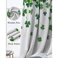 thumbnail image 3 of Green Leaves Blackout Curtains for Bedroom Living Room Darkening Curtains 96 Inches Long Watercolor Botanical Pastoral Elegant Window Curtain 2 Panels Set Window Treatment Grommet Drapes 52"x96", 3 of 9