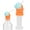 Green, variant on Kids Water Bottle Spout Conversion Cap with Straw, Reusable Children Beverage Water Bottle Straw Lid, Flip Top Universal Spout Lid Converter, Spill-Proof Replacement Top