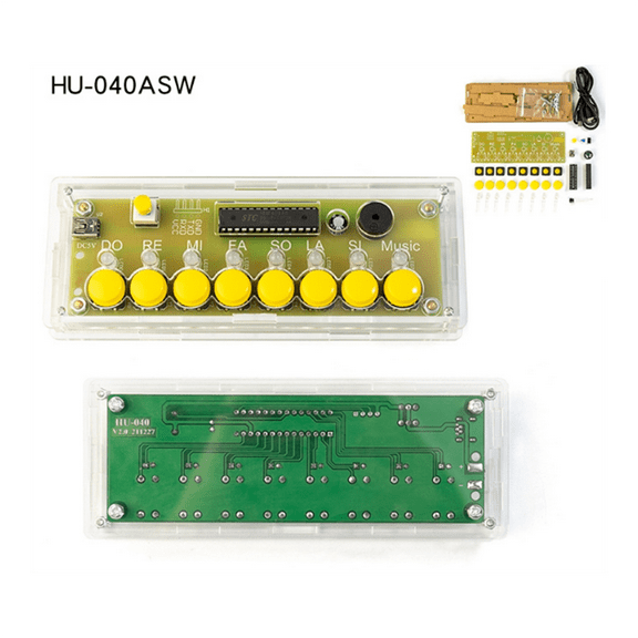 DIY 8 Keys Electronic Piano Kit Musical Note Circuit Board Soldering Practice Assembly DIY Electronic Kit