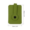 thumbnail image 2 of Felt Pull out Key Case Car Key Organize Pouch with Drawstring for Home Office Car Key, Olive, 2 Pack, 2 of 5