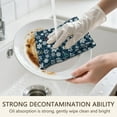 thumbnail image 7 of 4 Pcs Funny Kitchen Towels,Dark Blue Christmas Snowflake Pattern Microfiber Dish Towels,Kitchen Tea Towels,Kitchen Towel Set (18" X 26"), 7 of 7