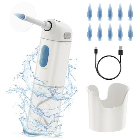 NEXPURE Ear Wax Removal-Water Powered Earwax Removal Kit with 4 Pressure Modes Ear Cleaning Kit with LED Display, Basin and 10 Tips