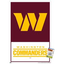 NFL Washington Commanders - Logo 22 Wall Poster with Pushpins, 22.375" x 34"
