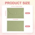 thumbnail image 2 of Uxcell Mini Card Envelopes, Cute Cards Holder with Heart Clasp for Birthday Weddings Favors Business Greeting Cards Green, 2 of 7