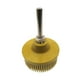 thumbnail image 3 of Cepillo de disco de cerdas abrasivas de 2 pulgadas shamjiam Amarillo, 3 of 8