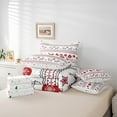 thumbnail image 5 of Feelyou Vintage Christmas Festival Twin Bedding Sets 7-Piece, Tribal Aztec Geometric Bedding Comforter Set, Kawaii Reindeer Print Reversible Sheet Sets, ltra Soft Home Decor, 5 of 7
