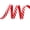 💖 Red_Hot#402, variant on Christmas Red and White Stripe Polyester Grosgrain Ribbon for Gift Wrapping, Holiday Bows and Crafts