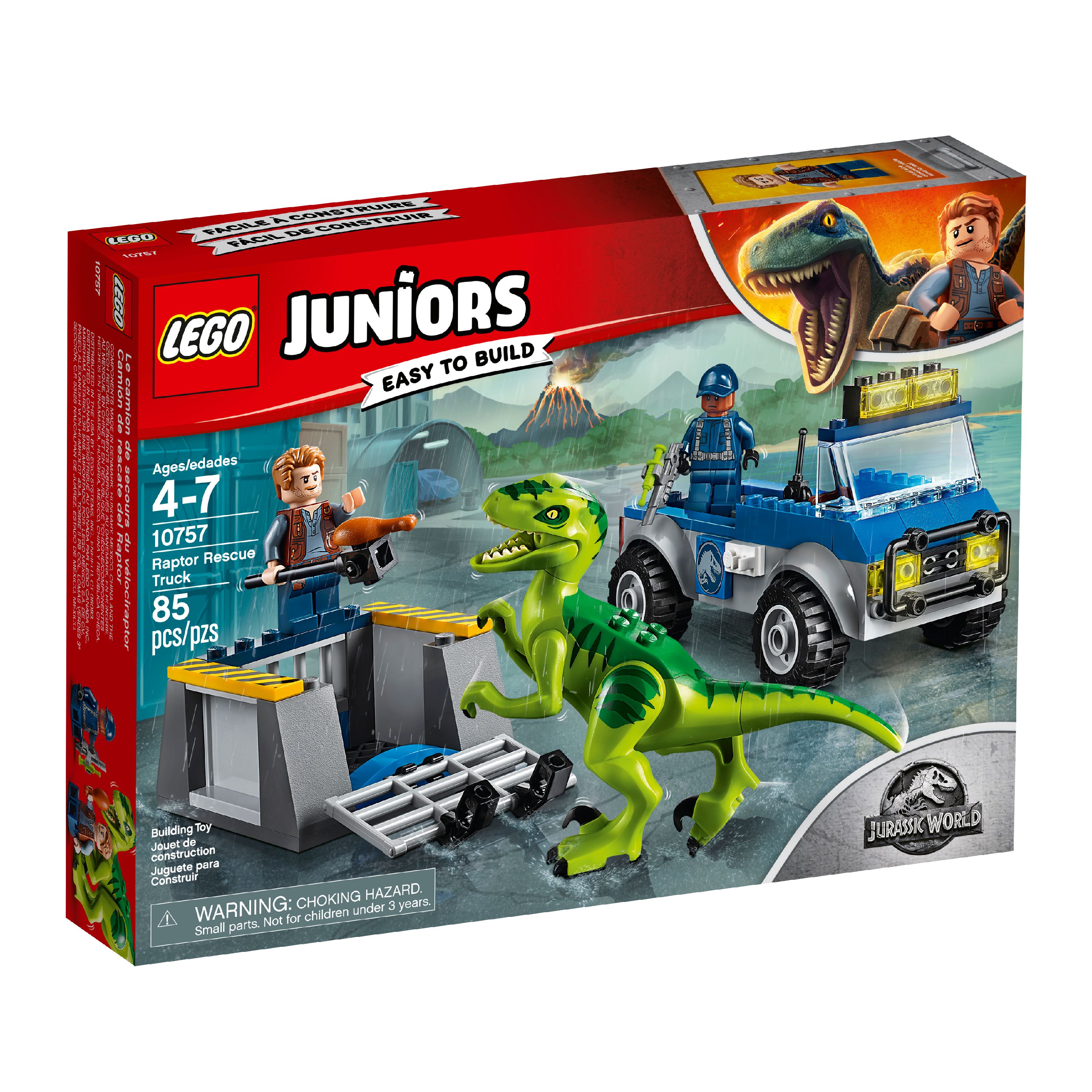 LEGO Juniors Raptor Rescue Truck 10757 (85 Pieces) - image 4 of 5