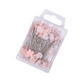 thumbnail image 3 of yuksok 80 Pieces Straight Pins Positioning for Graduation Ceremonies Garment Making pink, 3 of 9