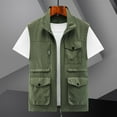 thumbnail image 5 of Pejock Mens Outdoor Work Fishing Travel Photo Cargo Vest Hiking Waistcoat Jacket with Multi-Pockets, 5 of 7