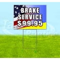 thumbnail image 1 of Brake Service $99.92 (18" X 24") Yard Sign, Includes Metal Step Stake, 1 of 6