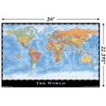 thumbnail image 2 of Map - World Wall Poster, 22.375" x 34", 2 of 4