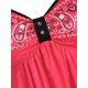 thumbnail image 3 of Tallas de tanque de cintura de la cintura asimétrica del impresión de paisley Rosegal  Camisetas sin mangas de talla grande, 3 of 5
